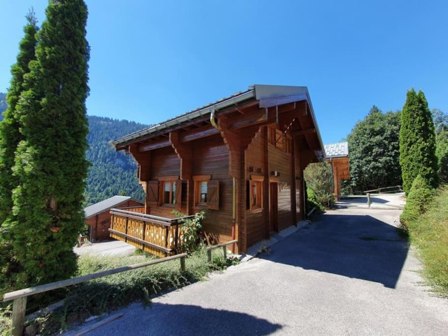 Chalet Individuel 8 Pers A Chatel Porte Du Soleil Avec Jacuzzi Exterieur Exterior photo
